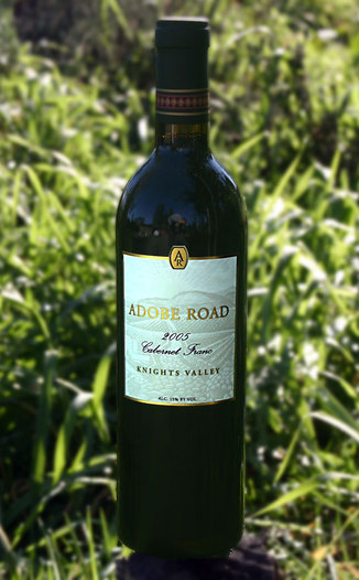 Adobe Road 2005 Knights Valley Cabernet Franc 750ml Wine Bottle