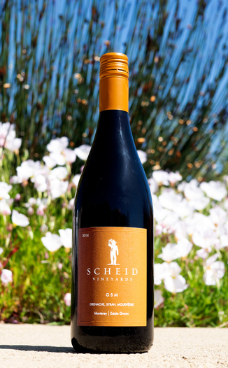 Scheid Vineyards 2014 GSM Monterey 750ml Wine Bottle