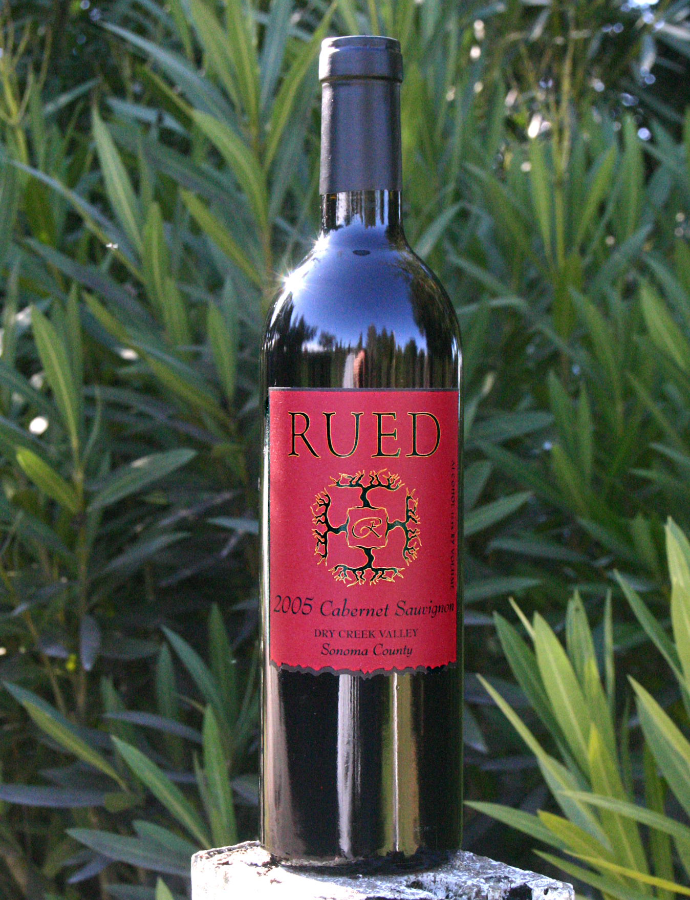 Rued Winery 2005 Estate Cabernet Sauvignon 750ml Wine Bottle