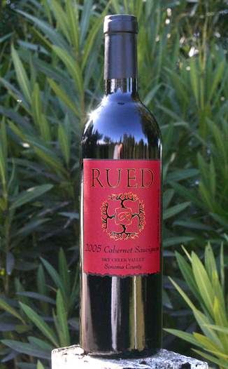 Rued Winery 2005 Estate Cabernet Sauvignon 750ml Wine Bottle