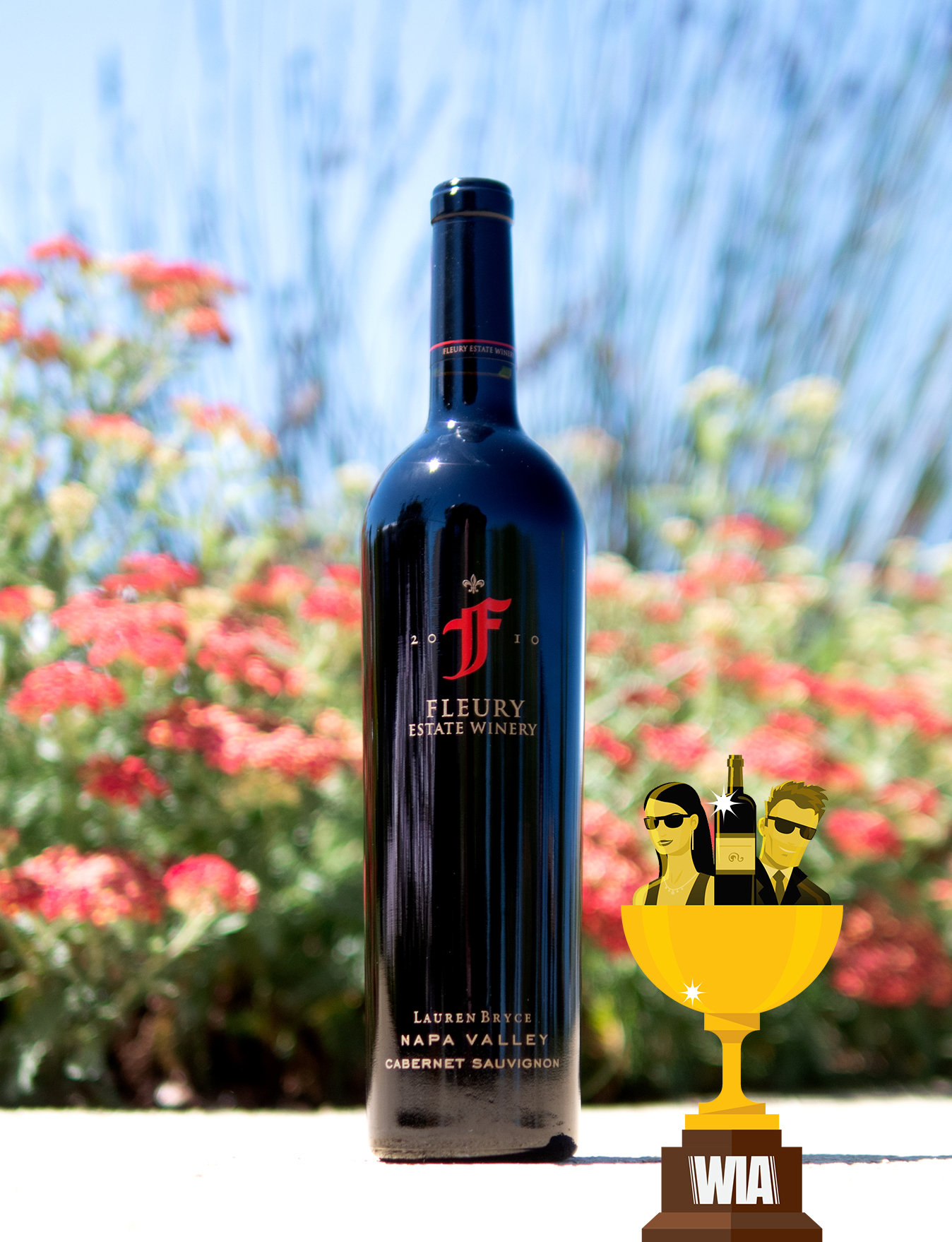 Fleury Estate 2010 "Lauren Bryce" Napa Valley Cabernet Sauvignon 750ml Wine Bottle