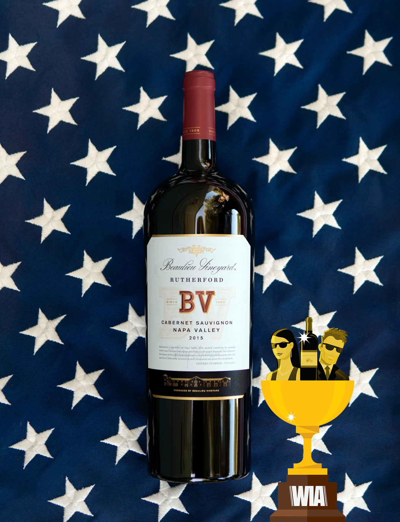 Beaulieu Vineyard 2015 Rutherford Cabernet Sauvignon MAGNUM 750ml Wine Bottle