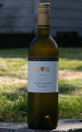 Bernardus Winery 2006 Sauvignon Blanc 750ml Wine Bottle