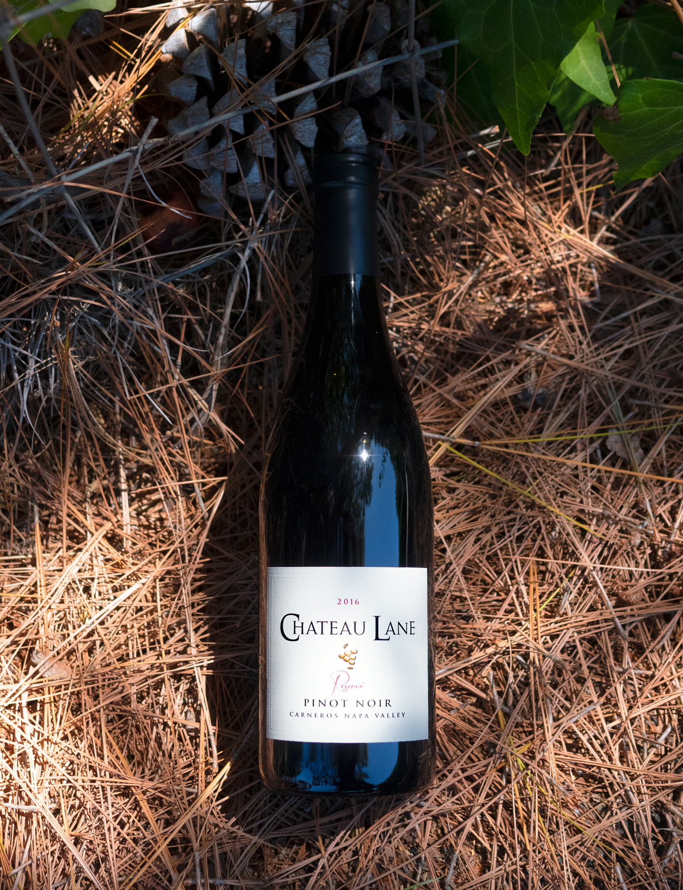 Chateau Lane 2016 Carneros Reserve Pinot Noir 750ml Wine Bottle