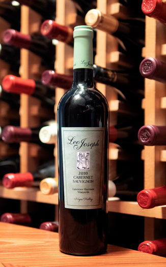 Leo Joseph 2010 Lawrence Harrison Vineyard Napa Valley Cabernet Sauvignon 750ml Wine Bottle