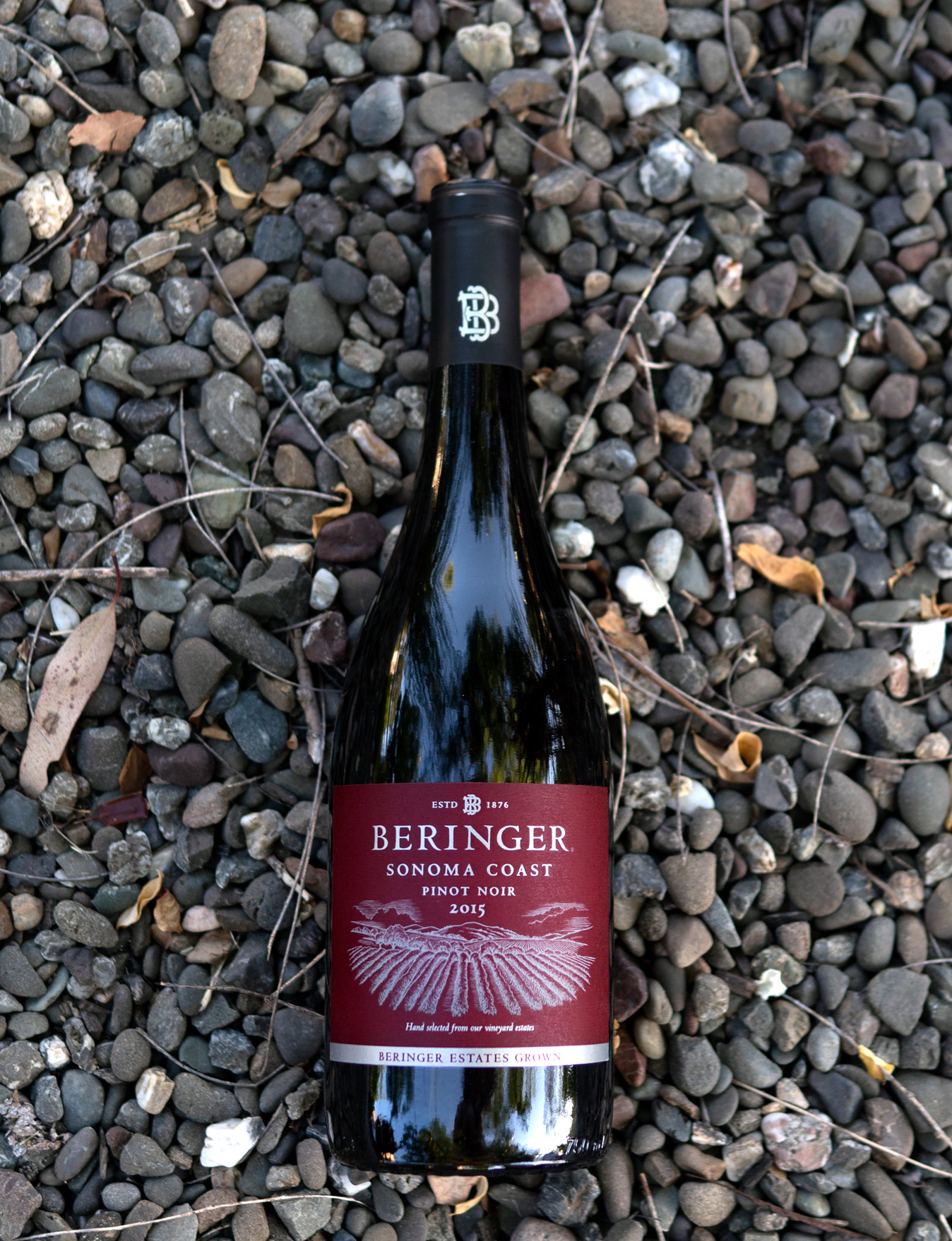 Beringer 2015 Sonoma Coast Pinot Noir 750ml Wine Bottle