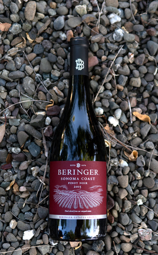 Beringer 2015 Sonoma Coast Pinot Noir 750ml Wine Bottle