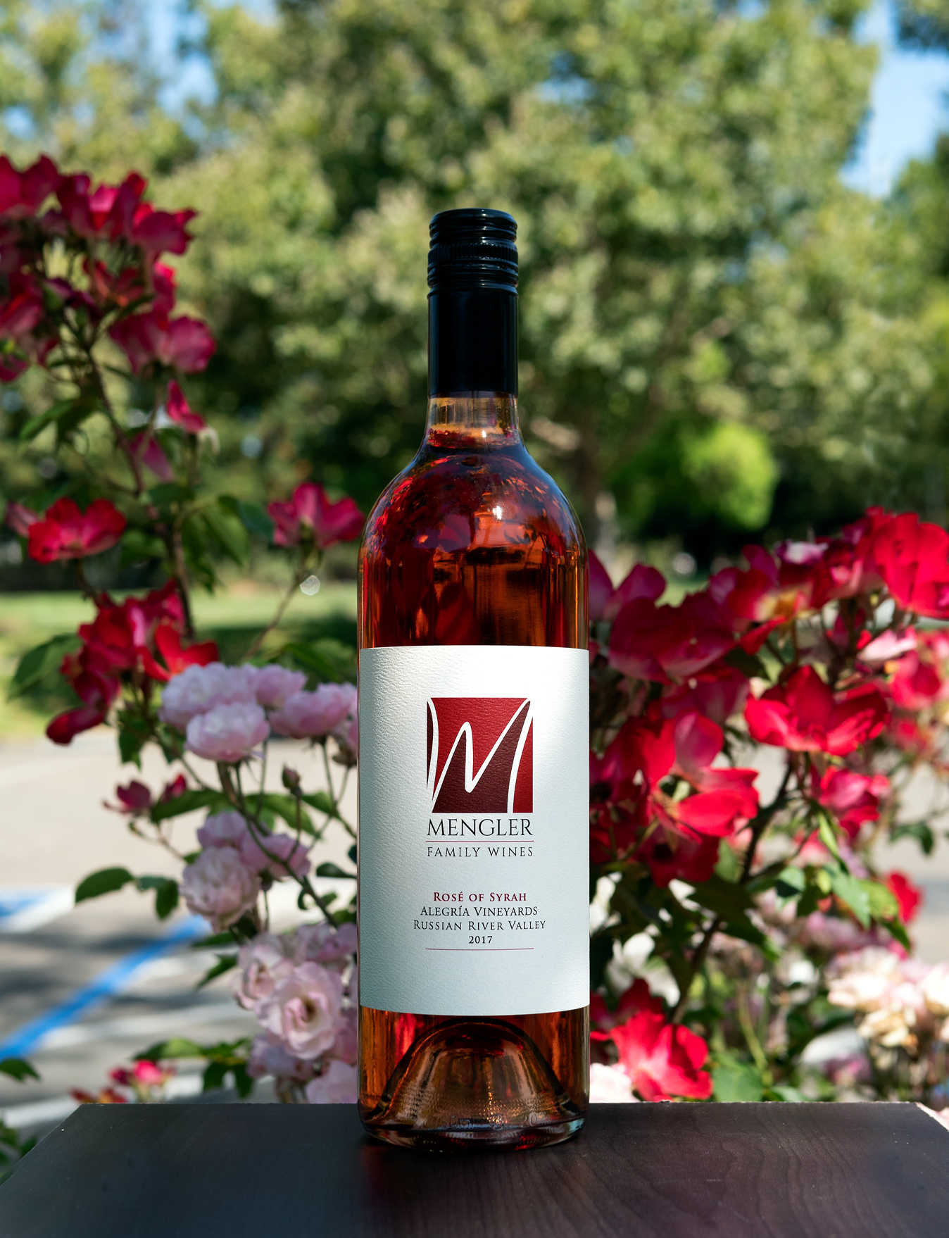 Mengler Family Wines 2017 'Alegría Vineyards' Russian River Valley Rosé of Syrah 750ml Wine Bottle