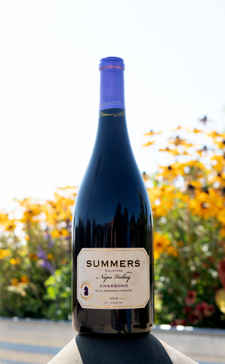 Summers 2015 Villa Adriana Vineyard Calistoga Charbono 750ml Wine Bottle