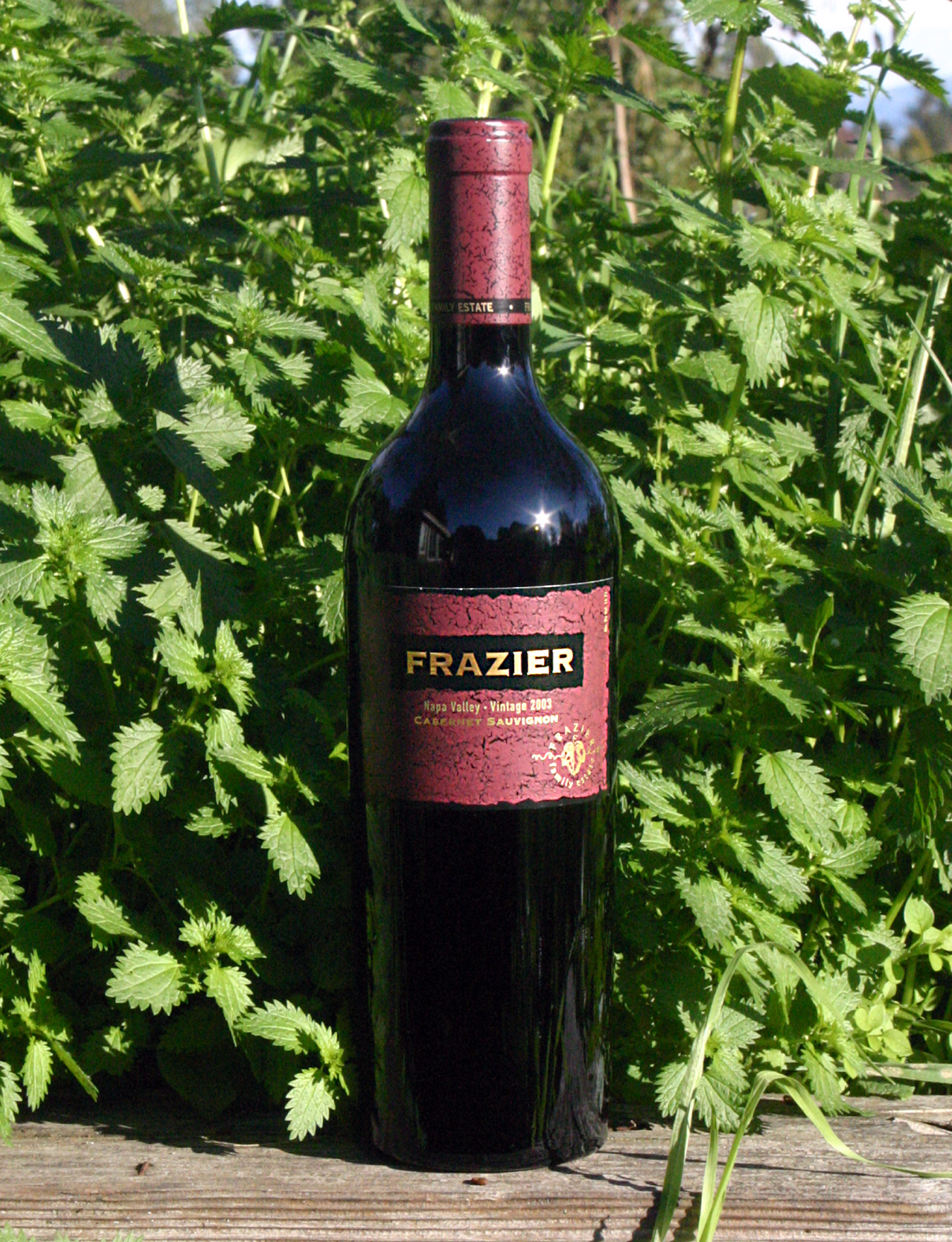 Frazier Family Estate 2003 Estate Cabernet Sauvignon 750ml Wine Bottle