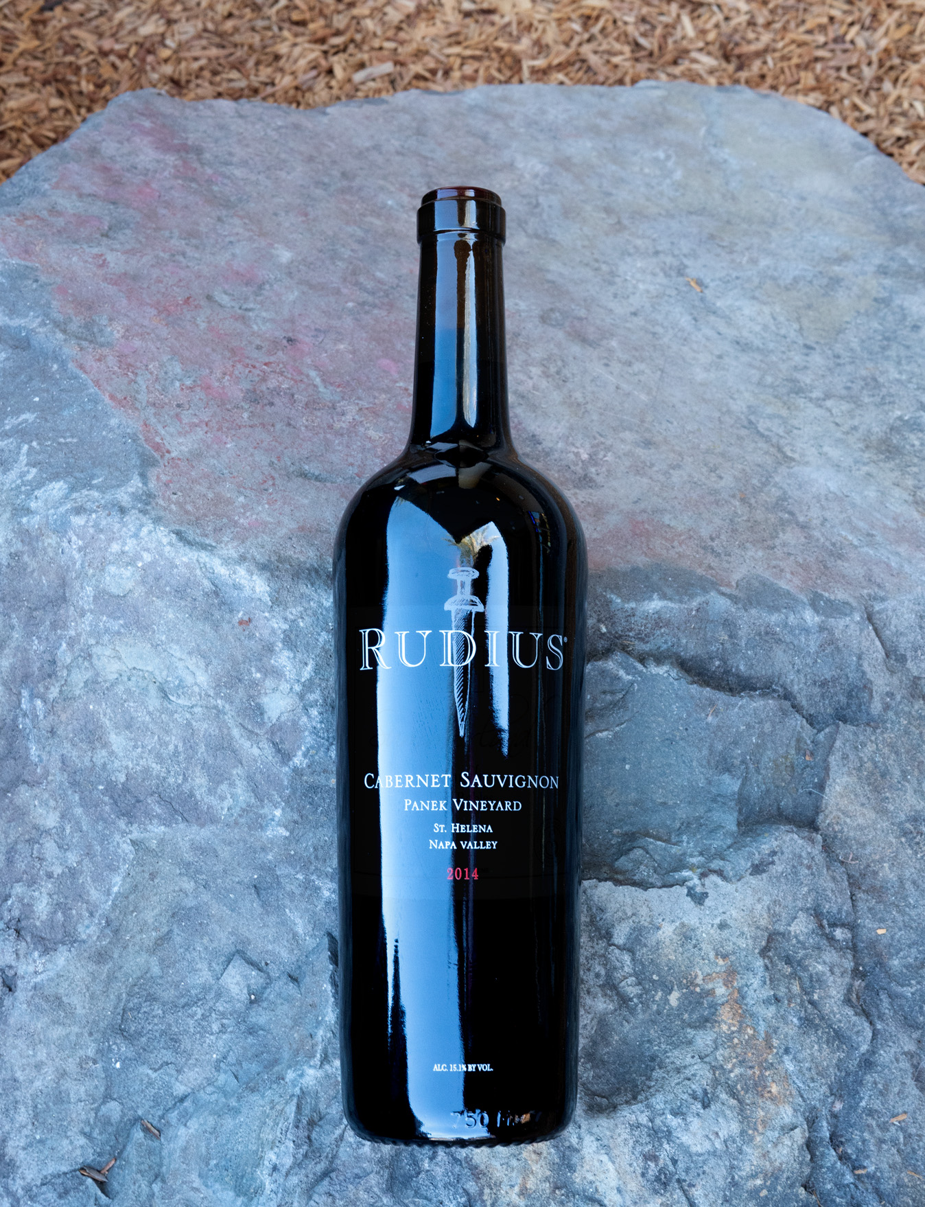 Rudius 2014 Panek Vineyard St. Helena Napa Valley Cabernet Sauvignon 750ml Wine Bottle