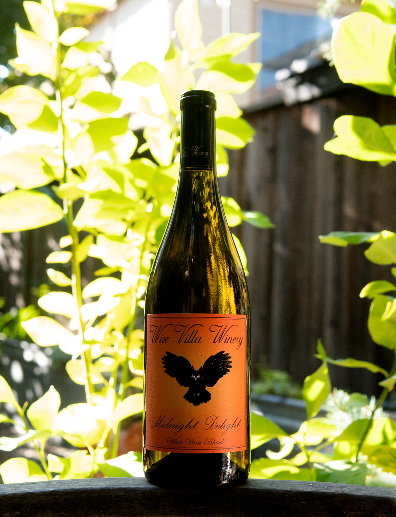 Wise Villa Winery 2017 'Midnight Delight' Clarksburg Chardonnay / Muscat 750ml Wine Bottle