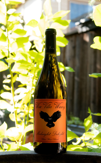 Wise Villa Winery 2017 'Midnight Delight' Clarksburg Chardonnay / Muscat 750ml Wine Bottle