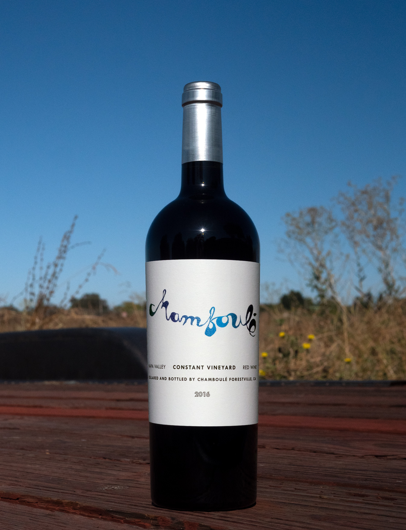 Chamboulé 2016 Constant Vineyard Diamond Mountain Red 750ml Wine Bottle