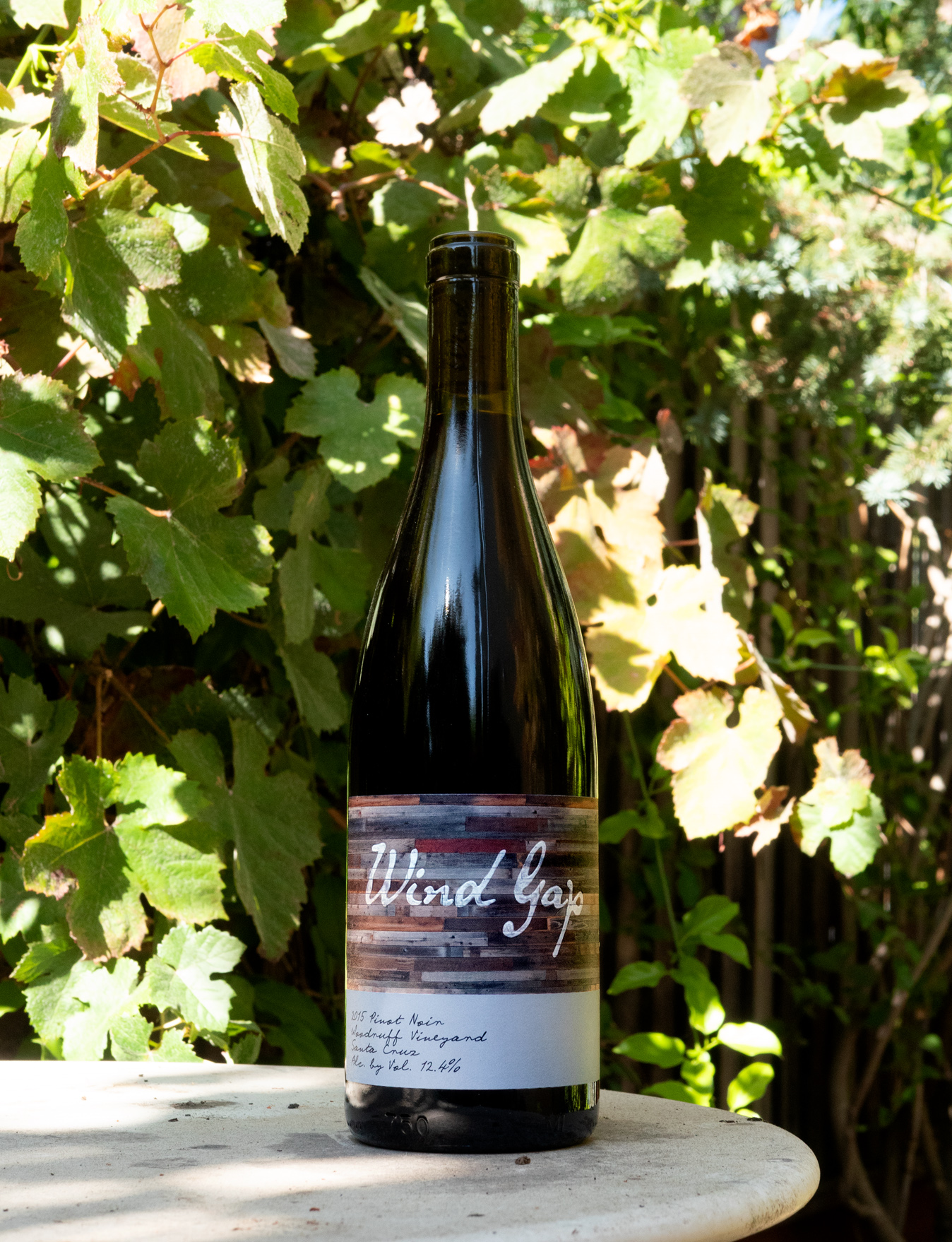 Wind Gap 2015 Woodruff Vineyard Santa Cruz Mountains Pinot Noir 750ml Wine Bottle