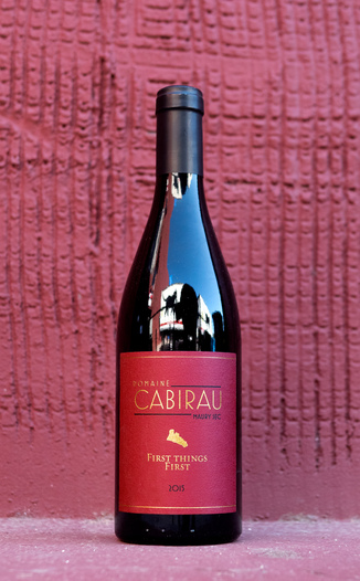Domaine Cabirau 2015 'First Things First' Maury Sec 750ml Wine Bottle