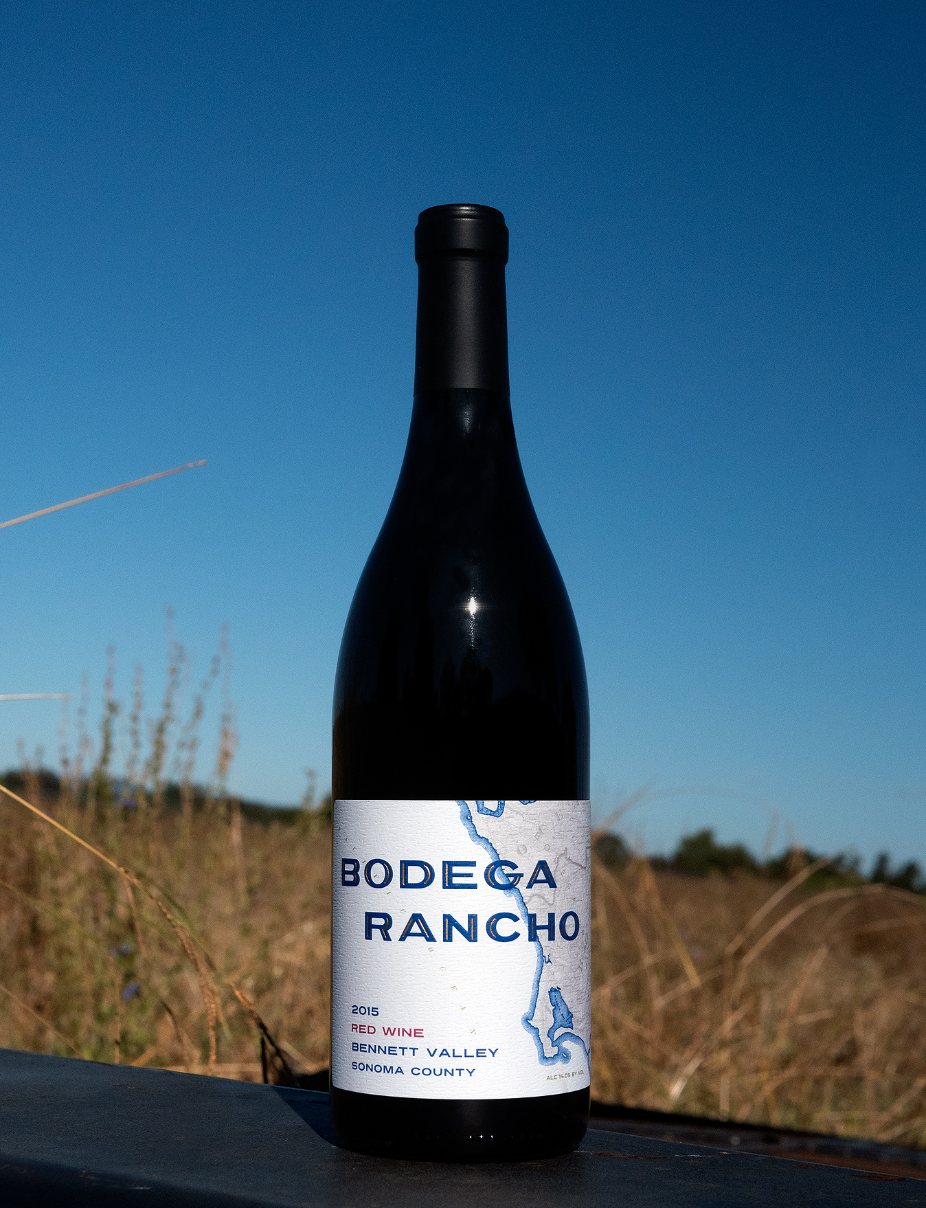 JDB Wines 2015 'Bodega Rancho' Bennett Valley Red Wine 750ml Wine Bottle