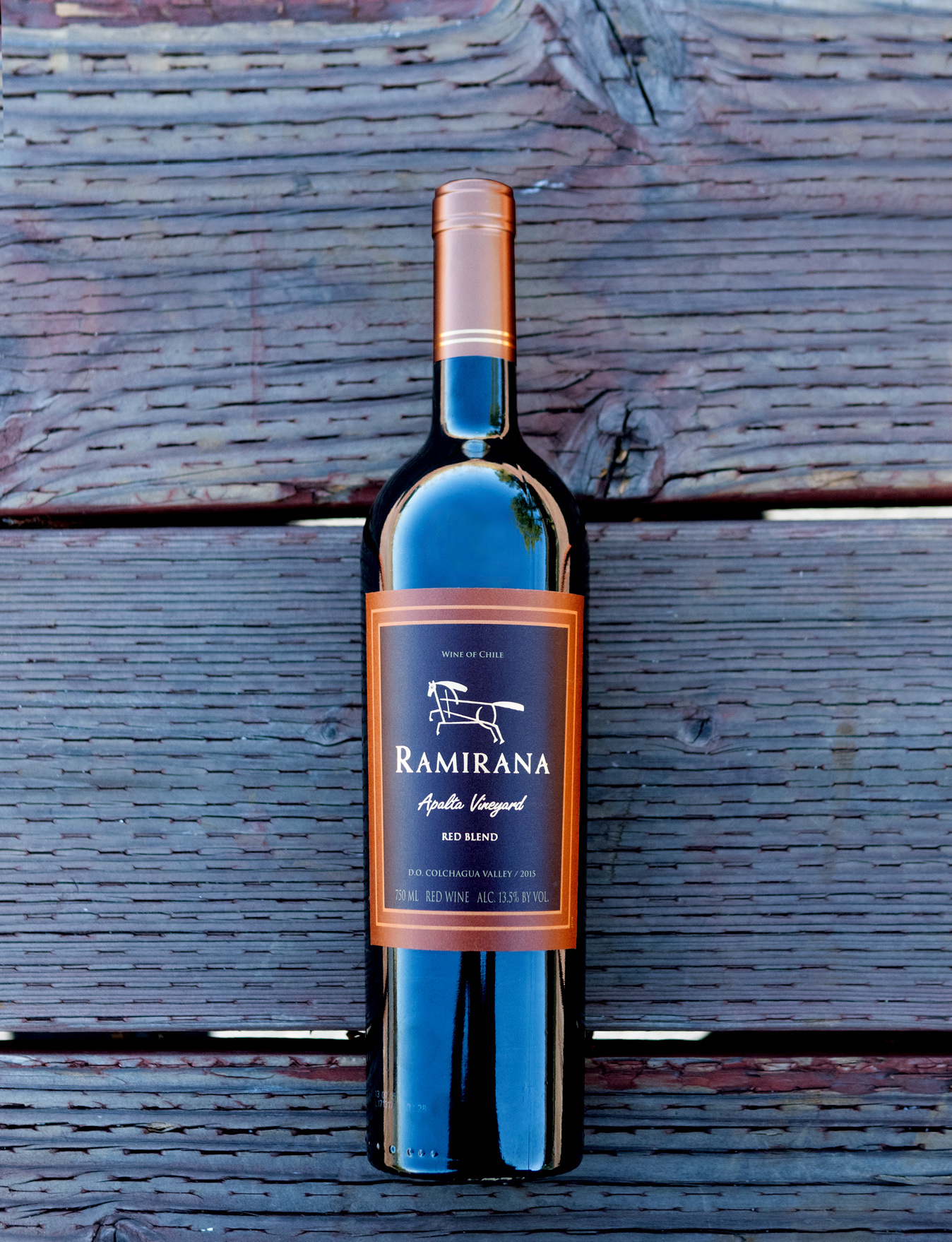 Ramirana 2015 Apalta Vineyard Colchagua Valley Cabernet Blend 750ml Wine Bottle