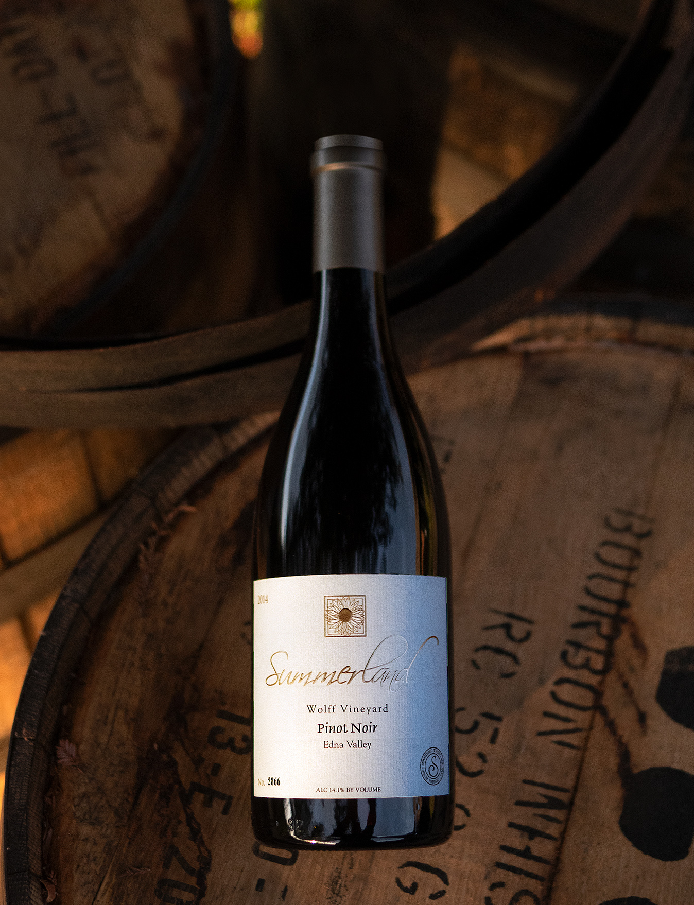 Summerland 2014 Wolff Vineyard Edna Valley Pinot Noir 750ml Wine Bottle