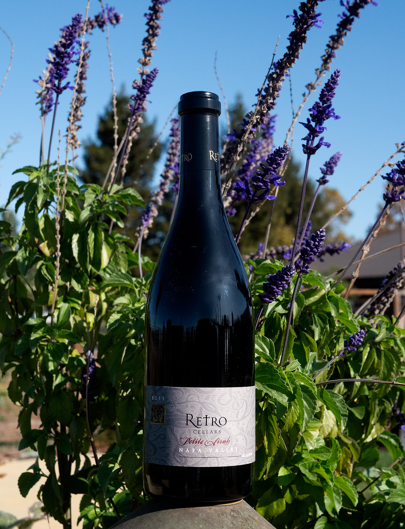 Retro Cellars 2013 Napa Valley Petite Sirah 750ml Wine Bottle