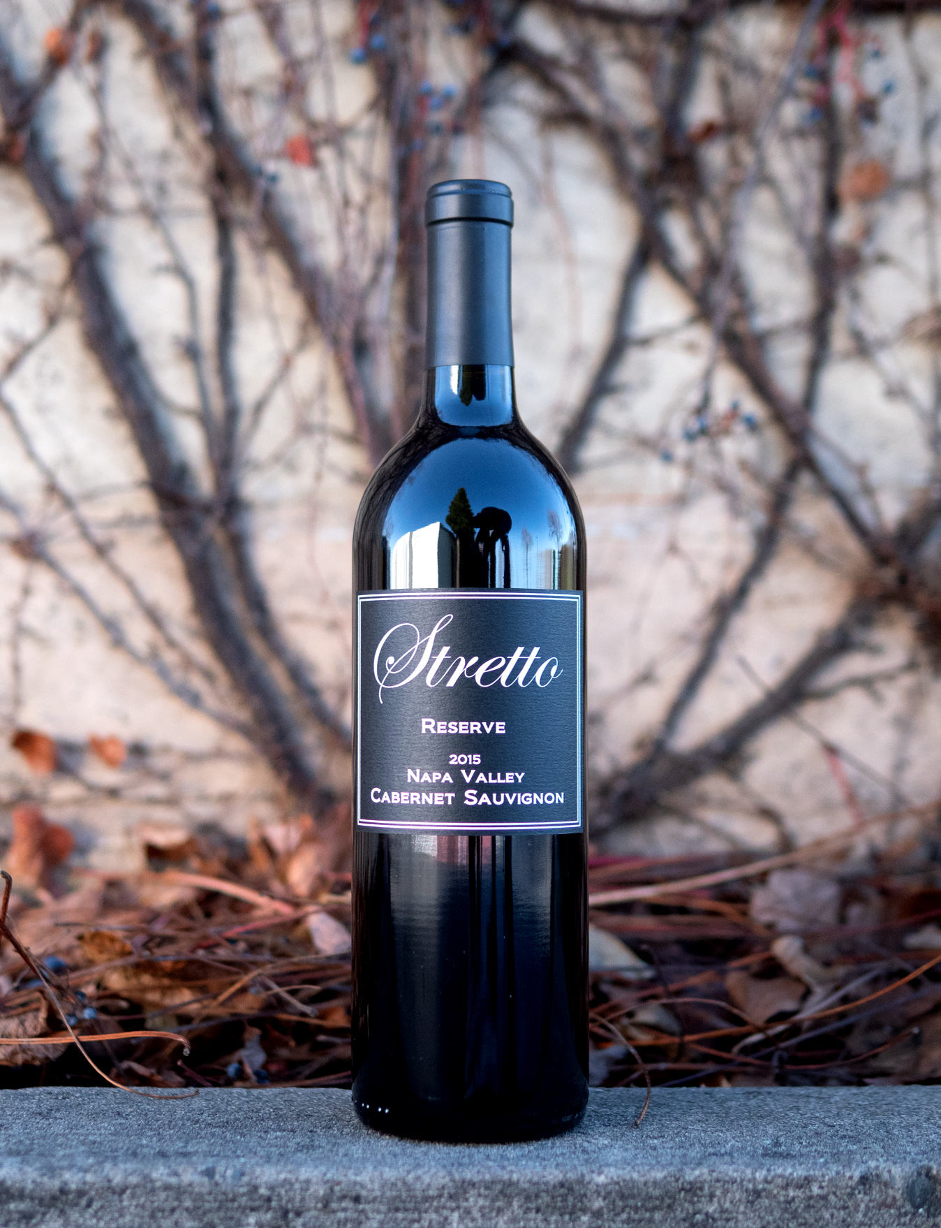 Stretto Wines 2015 Reserve Napa Valley Cabernet Sauvignon 750ml Wine Bottle