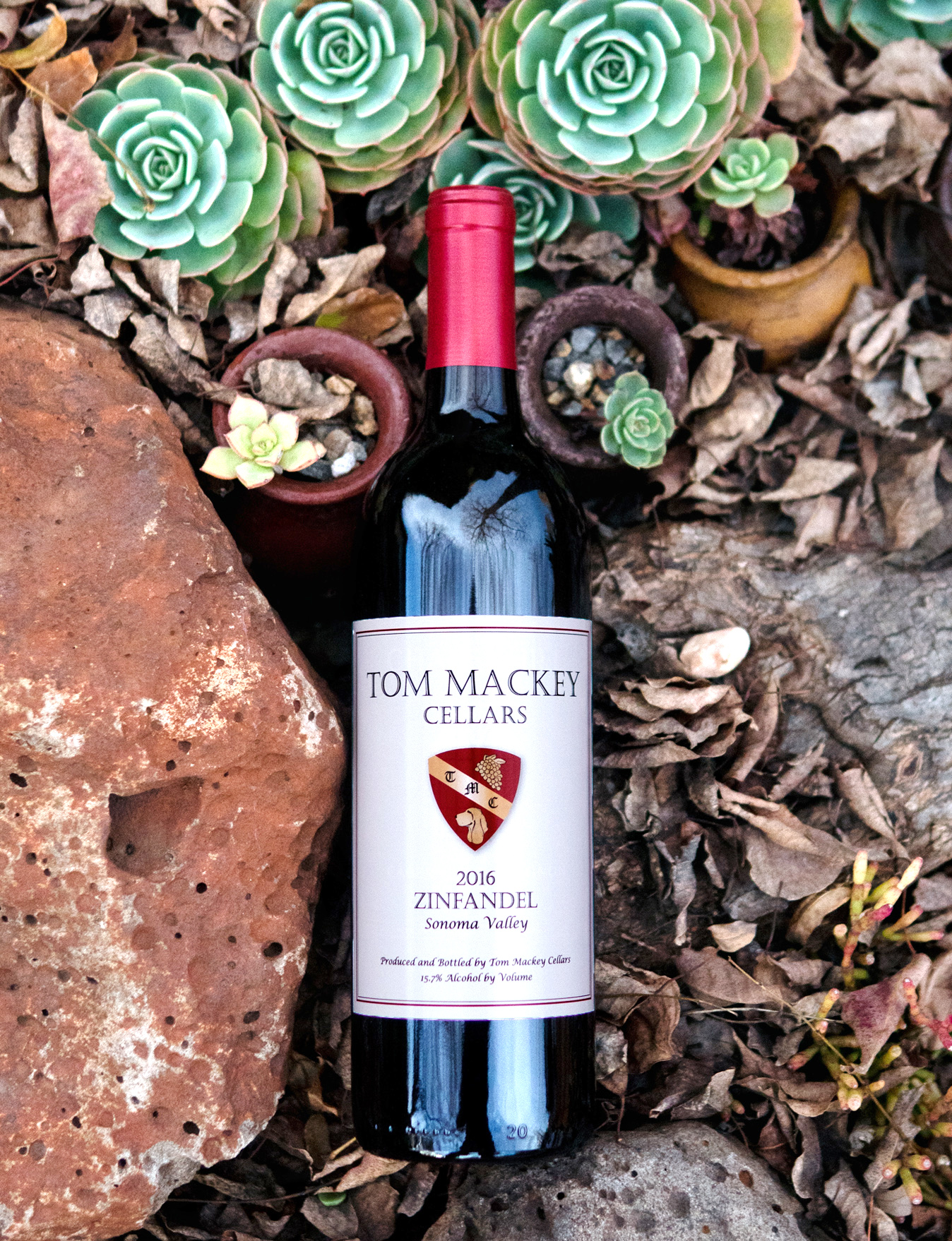 Tom Mackey Cellars 2016 Sonoma Valley Zinfandel 750ml Wine Bottle