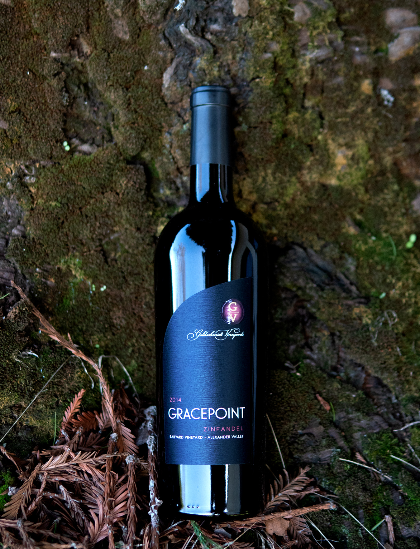 Goldschmidt Vineyards 2014 'Gracepoint' Railyard Vineyard Alexander Valley Zinfandel 750ml Wine Bottle