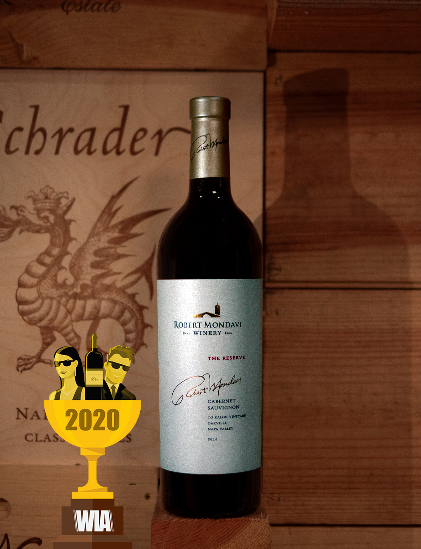 Robert Mondavi Winery 2016 To Kalon Reserve Cabernet Sauvignon 750ml Wine Bottle