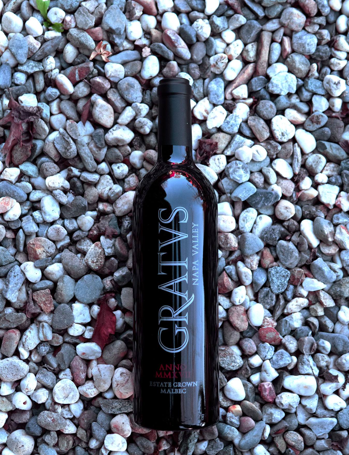 Gratus Vineyards 2017 Napa Valley Estate Grown Malbec 750ml Wine Bottle