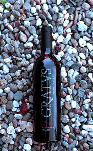Gratus Vineyards 2017 Napa Valley Estate Grown Malbec 750ml Wine Bottle