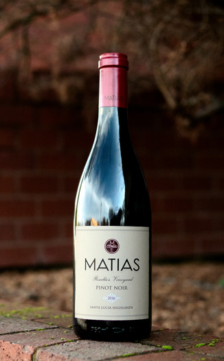 Matias 2016 Rosella's Vineyard Santa Lucia Highlands Pinot Noir 750ml Wine Bottle