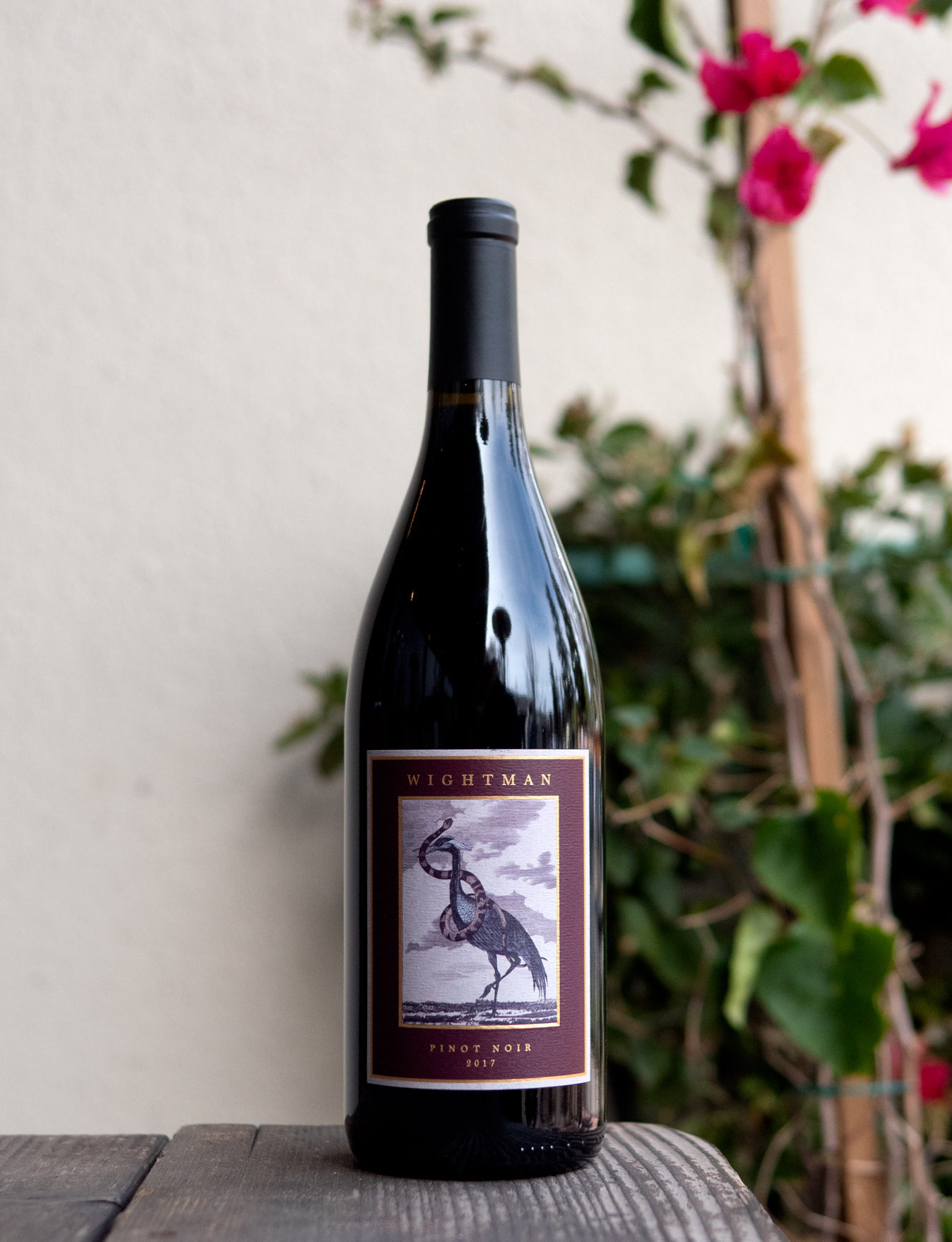 Wightman 2017 Sonoma County Pinot Noir 750ml Wine Bottle