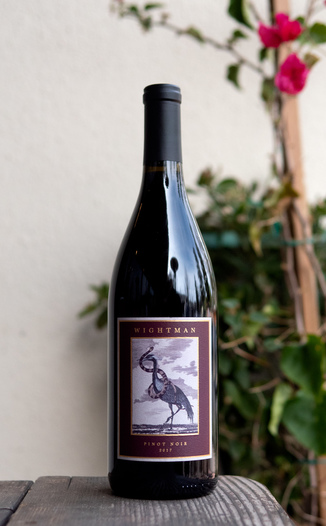 Wightman 2017 Sonoma County Pinot Noir 750ml Wine Bottle