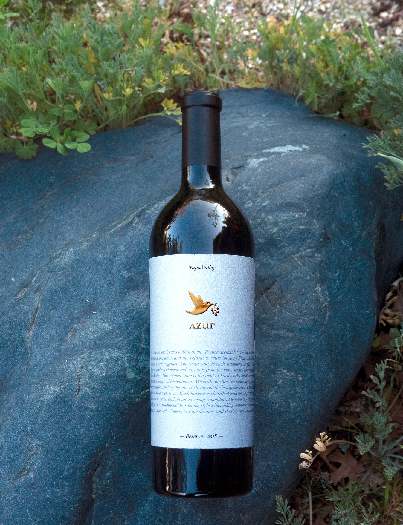 Azur Wines 2015 Reserve Napa Valley Cabernet Blend 750ml Wine Bottle