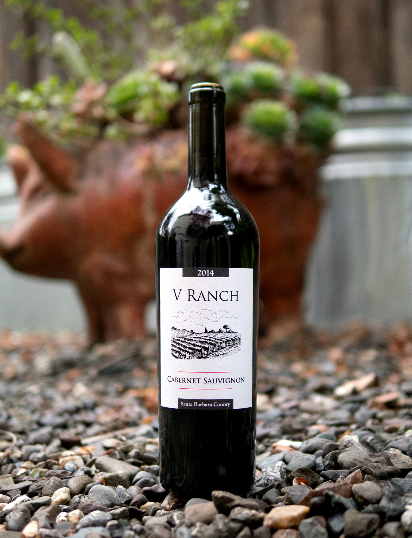 Vincent Vineyards & Winery 2014 'V Ranch' Santa Barbara County Cabernet Sauvignon 750ml Wine Bottle