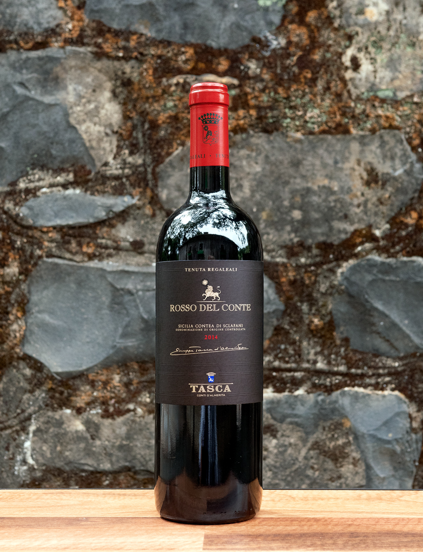 Tasca Conti d'Almerita 2014 Tenuta Regaleali 'Rosso del Conte' CdS Sicilia DOC 750ml Wine Bottle