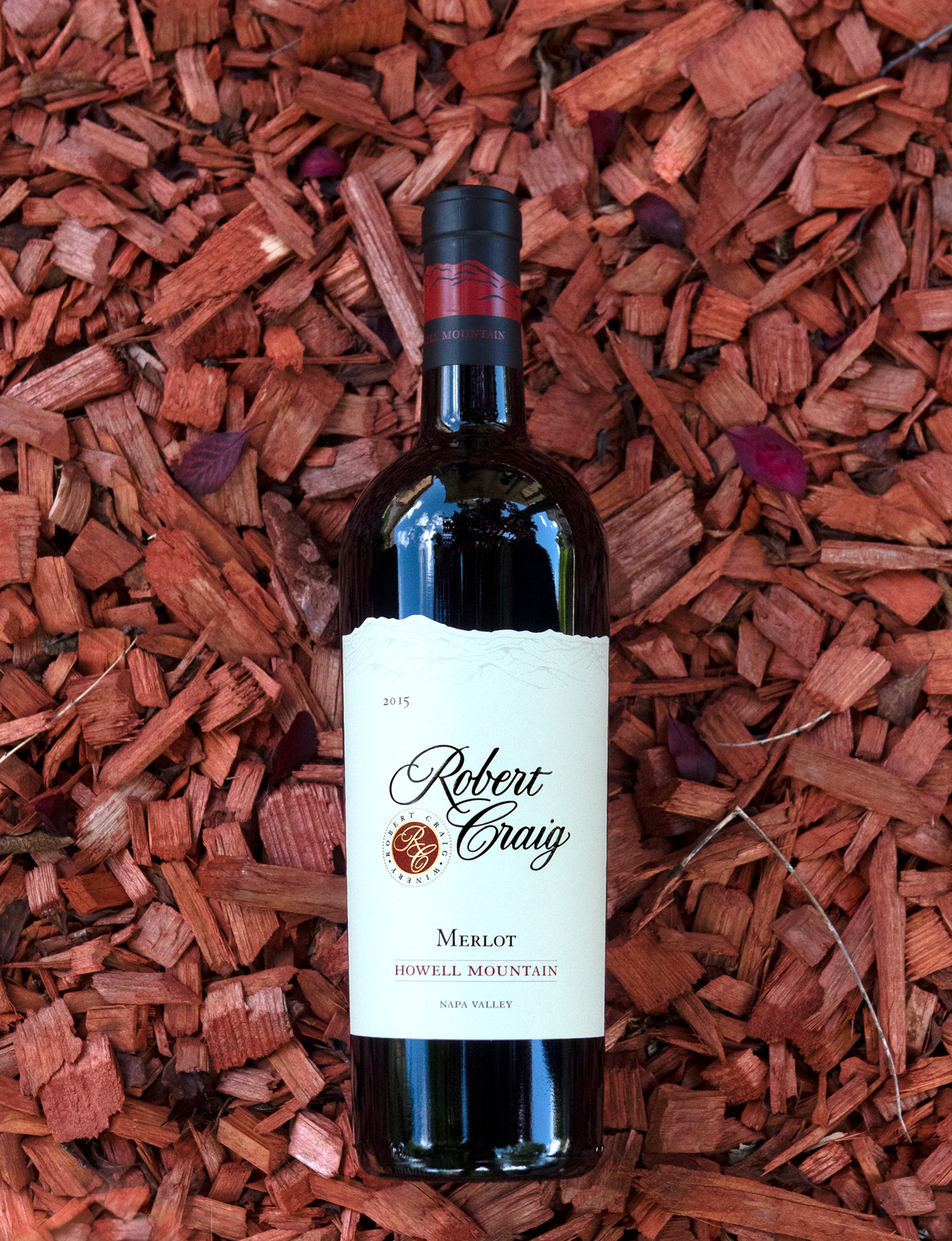 Robert Craig 2015 Howell Mountain Napa Valley Merlot 750ml Wine Bottle