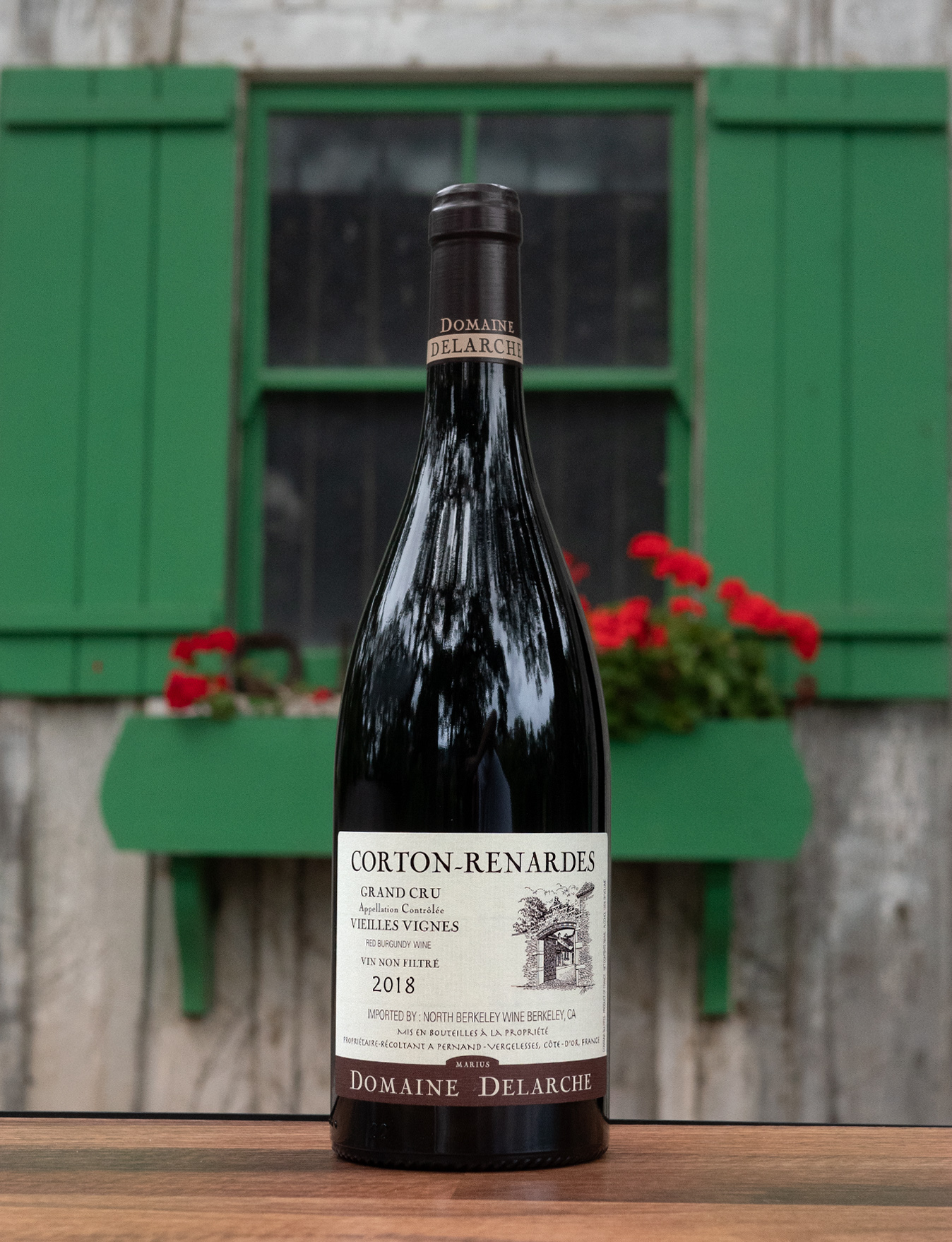 Domaine Marius Delarche 2018 Corton Renardes Vieilles Vignes Grand Cru 750ml Wine Bottle