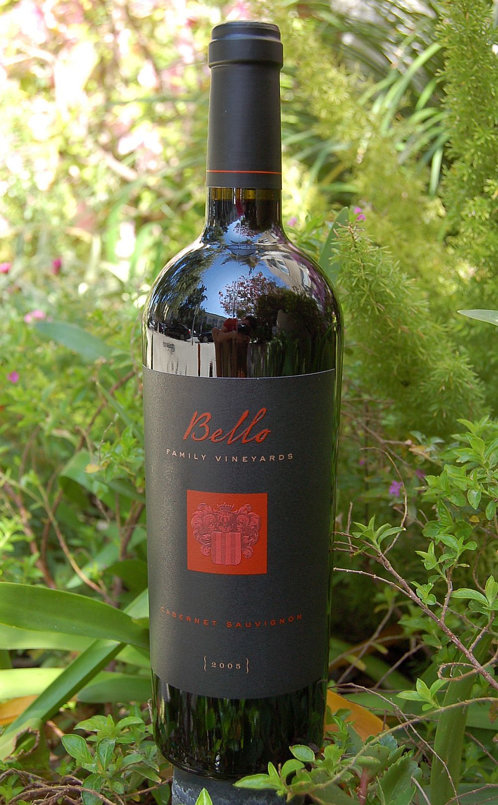 Bello Family Vineyards 2006 Cabernet Sauvignon 750ml Wine Bottle