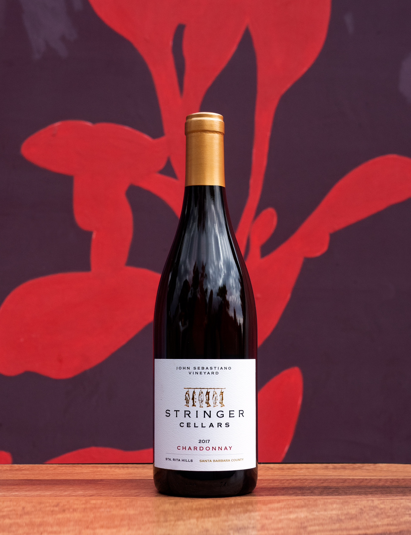 Stringer Cellars 2017 John Sebastiano Vineyard SRH Chardonnay 750ml Wine Bottle