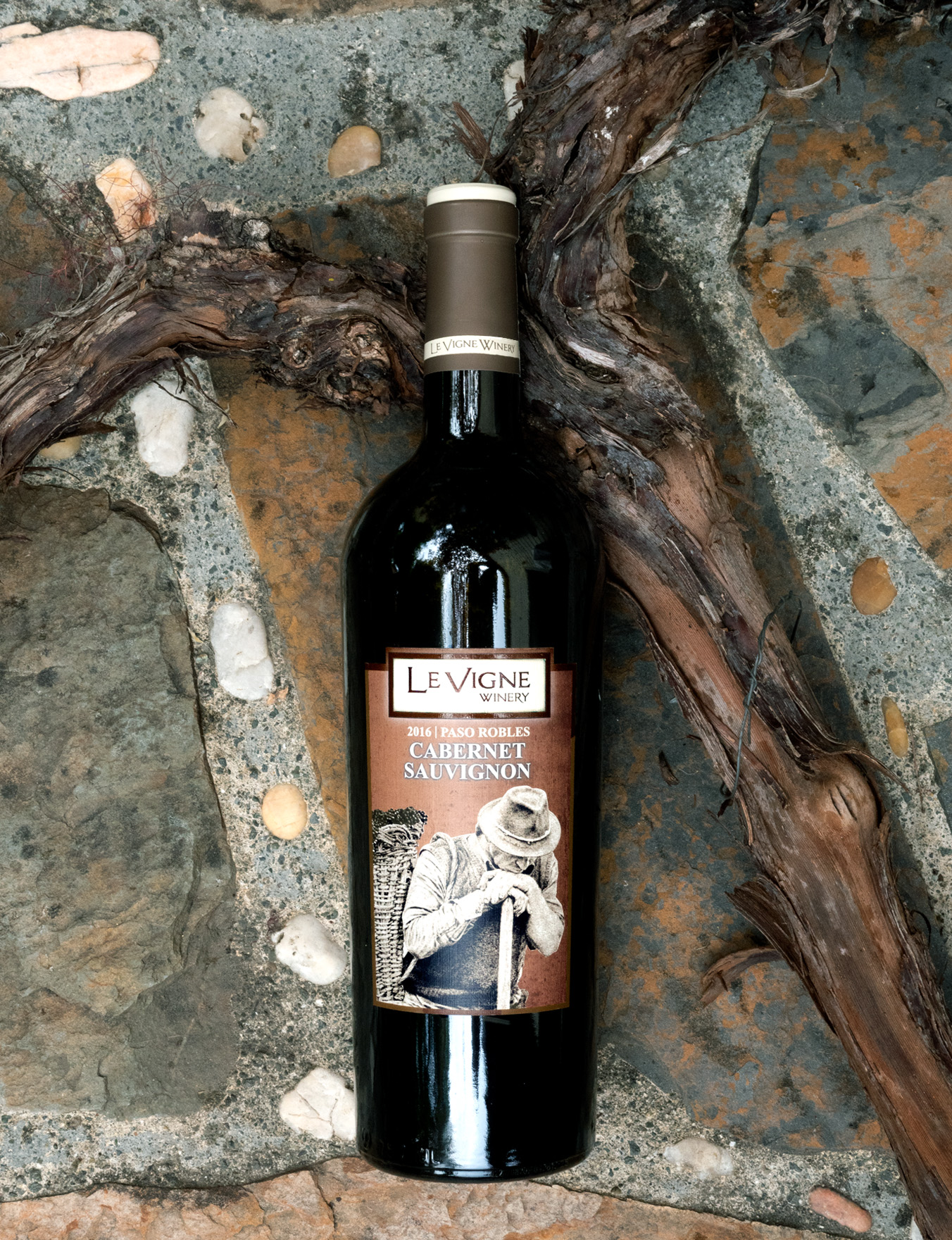 Le Vigne 2016 Paso Robles Cabernet Sauvignon 750ml Wine Bottle