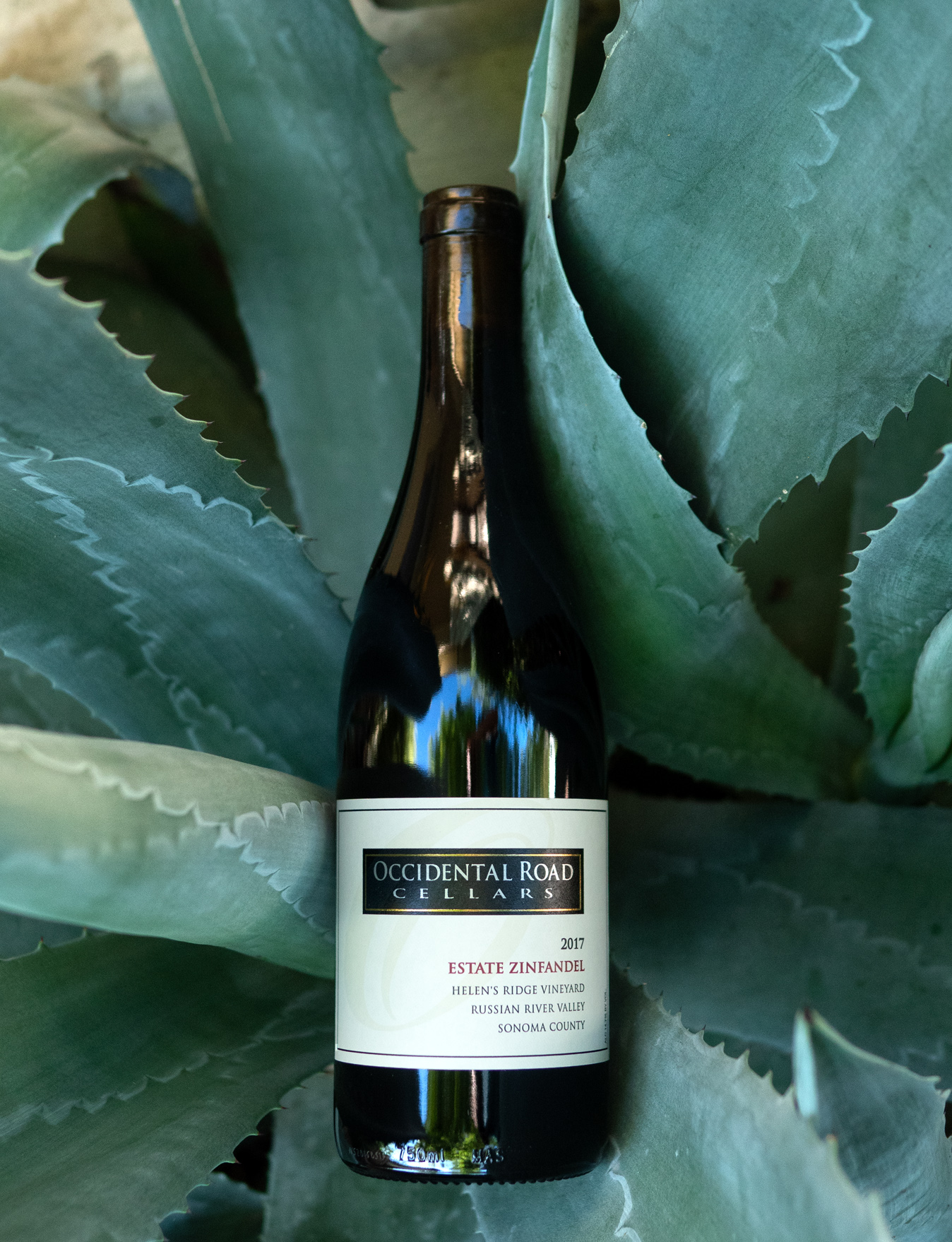 Occidental Road Cellars 2017 Helen's Ridge Vineyard Russian River Valley Estate Zinfandel 750ml Wine Bottle