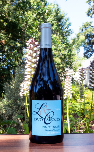 Two Sisters 2016 Lindsay's Vineyard Sta. Rita Hills Pinot Noir 750ml Wine Bottle