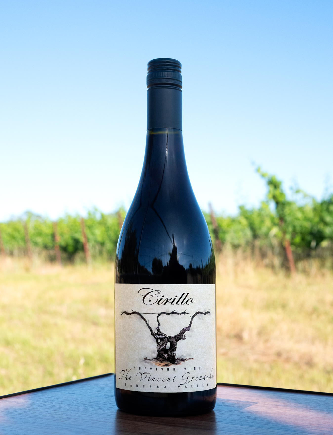Cirillo Estate 2016 'The Vincent' Survivor Vine Barossa Grenache 750ml Wine Bottle