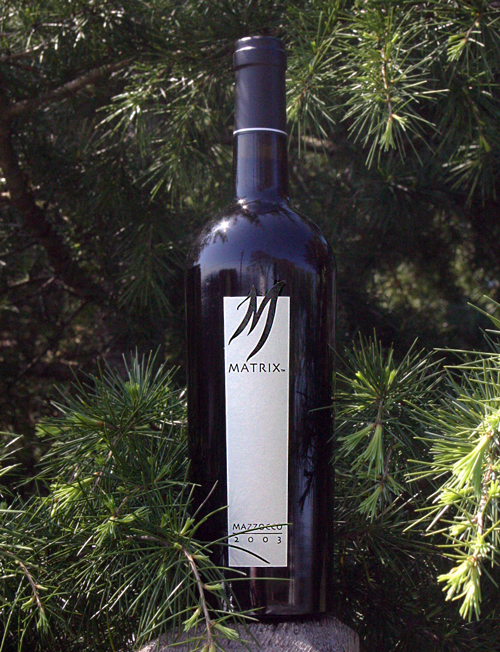 Matrix 2003 Dry Creek Valley Bordeaux Blend 750ml Wine Bottle