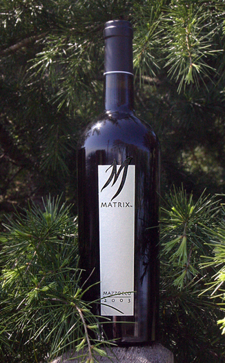 Matrix 2003 Dry Creek Valley Bordeaux Blend 750ml Wine Bottle