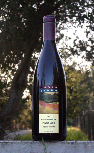 Davis Bynum Winery 2005 Russian River Valley Pinot Noir 750ml Wine Bottle
