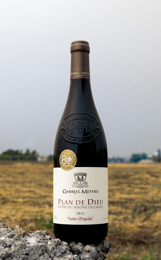 Maison Gabriel Meffre 2015 'Saint-Mapalis' CdRV Plan de Dieu AOC 750ml Wine Bottle