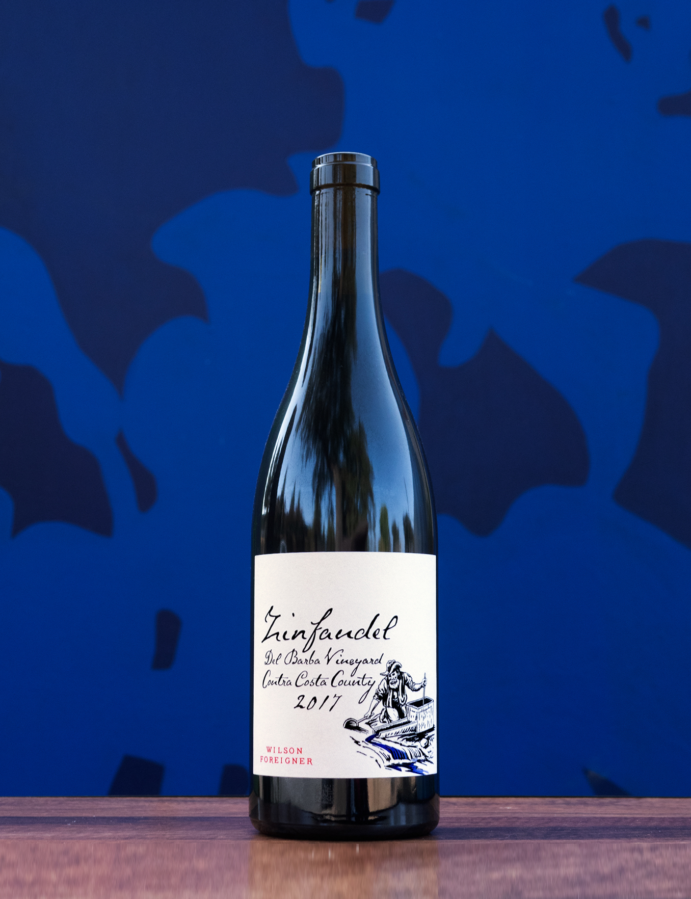 Wilson Foreigner 2017 Del Barba Vineyard Contra Costa Zinfandel 750ml Wine Bottle