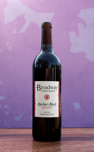 Broadway Vineyards 2015 'Marilyn’s Block' Sonoma Valley Red 750ml Wine Bottle